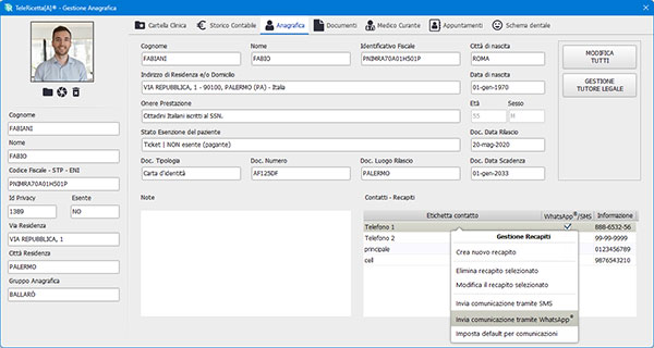 Contatti diretti WhatsApp